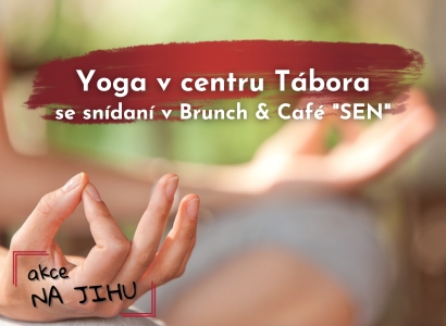 Yoga v centru Tábora se snídaní